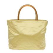 Pre-owned Fabric prada-bags Prada Vintage , Yellow , Dames