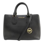 Pre-owned Leather handbags Michael Kors Pre-owned , Black , Dames