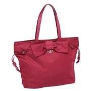 Pre-owned Nylon totes Prada Vintage , Pink , Dames