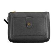 Zwarte dames crossbody tas met rits Ralph Lauren , Black , Dames