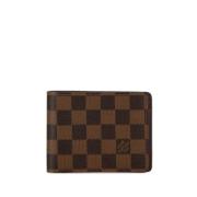 Pre-owned Plastic wallets Louis Vuitton Vintage , Brown , Dames