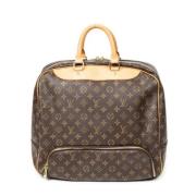 Pre-owned Coated canvas handbags Louis Vuitton Vintage , Brown , Dames