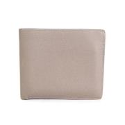 Pre-owned Leather wallets Hermès Vintage , Gray , Heren