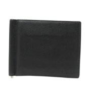 Pre-owned Leather wallets Prada Vintage , Black , Heren