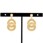 Pre-owned Yellow Gold earrings Celine Vintage , Yellow , Dames