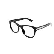 Stijlvolle Zwarte Leren Schoudertas Saint Laurent , Black , Unisex