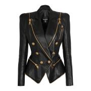 Jasje met 6 knopen Balmain , Black , Dames