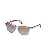 Blauwe Gradient Zonnebril Ft1097 Model Tom Ford , Blue , Heren