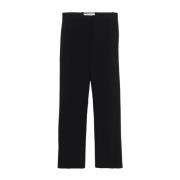 Maewa Straight Leg Broek Golden Goose , Black , Dames