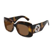 Gg1695S 002 Sunglasses Gucci , Brown , Dames