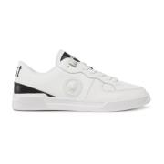 Witte logo sneakers met achterdetail Just Cavalli , White , Heren