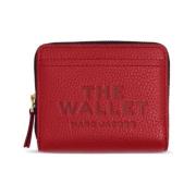 Rode Mini Compact Portemonnee Marc Jacobs , Red , Dames