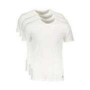 Katoenen T-shirt pakket met borduurwerk Ralph Lauren , White , Heren