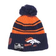 Denver Broncos Pom Pom Beanie Hat New Era , Multicolor , Heren