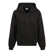 Zwarte Hoodie Camionneur Sweaters Saint Laurent , Black , Dames