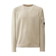 Vanisè Fleece Gebreide Crewneck Sweater C.p. Company , Gray , Heren