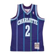 Larry Johnson Basketbal Tanktop Mitchell & Ness , Blue , Heren