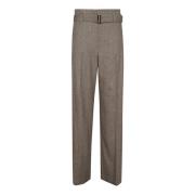 Luxe Bruine Broek Aw24 Brunello Cucinelli , Brown , Dames