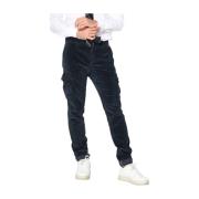 Donkerblauwe Cargo Broek 2023 Collectie Mason's , Blue , Heren