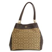 Pre-owned Canvas handbags Coach Pre-owned , Brown , Dames