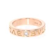 Pre-owned Rose Gold rings Bvlgari Vintage , Yellow , Unisex