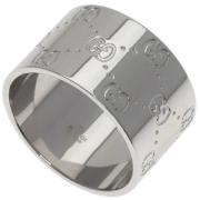 Pre-owned White Gold rings Gucci Vintage , Gray , Dames