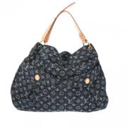 Pre-owned Fabric louis-vuitton-bags Louis Vuitton Vintage , Blue , Dam...