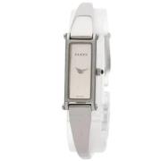 Pre-owned Stainless Steel watches Gucci Vintage , Gray , Dames