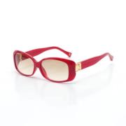 Pre-owned Plastic sunglasses Louis Vuitton Vintage , Red , Dames