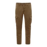 Slim-fit Cargo Broek BomBoogie , Brown , Heren