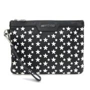 Pre-owned Leather clutches Jimmy Choo Pre-owned , Black , Dames