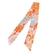 Pre-owned Silk scarves Hermès Vintage , Multicolor , Dames