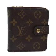 Pre-owned Canvas wallets Louis Vuitton Vintage , Brown , Dames