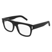 Klassieke Zwarte Zonnebril Saint Laurent , Black , Unisex