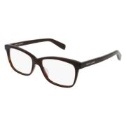 Klassieke Zwarte Leren Schoudertas Saint Laurent , Brown , Unisex