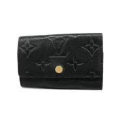 Pre-owned Fabric key-holders Louis Vuitton Vintage , Black , Dames