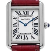 Pre-owned Stainless Steel watches Cartier Vintage , Gray , Dames