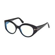 Stijlvolle Zwarte Zonnebril Tom Ford , Black , Unisex