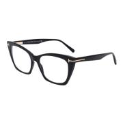 Stijlvolle Zwarte Zonnebril Tom Ford , Black , Unisex