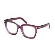 Klassieke Zwarte Zonnebril Tom Ford , Purple , Dames