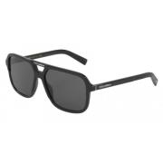 Stijlvolle zonnebril Dg4354 zwart Dolce & Gabbana , Black , Heren