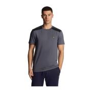 Merk Schouder T-shirt Lyle & Scott , Blue , Heren