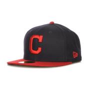 Cleveland Indians Baseballpet New Era , Black , Heren