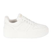 Witte Sneakers Hoge Top Veters Tod's , White , Dames