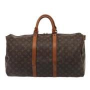 Pre-owned Canvas travel-bags Louis Vuitton Vintage , Brown , Dames