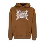 Teamwork Hoodie Sweatshirt met Lange Mouwen Usual , Brown , Heren