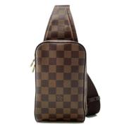 Pre-owned Canvas louis-vuitton-bags Louis Vuitton Vintage , Brown , Da...