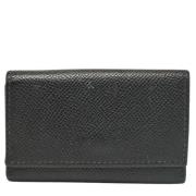 Pre-owned Leather key-holders Bvlgari Vintage , Black , Heren