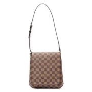 Pre-owned Coated canvas shoulder-bags Louis Vuitton Vintage , Brown , ...