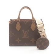 Pre-owned Leather louis-vuitton-bags Louis Vuitton Vintage , Beige , D...